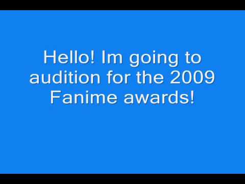 My Entrys for the Fanime Awards 2009