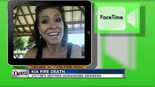 Mother watches son burn to death in Kia fire, calls for answers from car maker