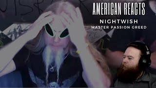 American Reacts To NIGHTWISH - Master Passion Greed (Special Video)