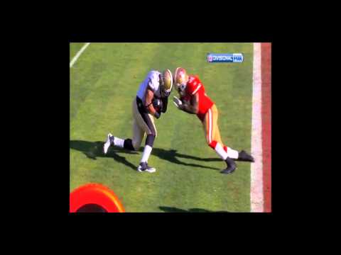 Donte Whitner monster hit Pierre Thomas 49ers vs Saints NFC 2012 HD
