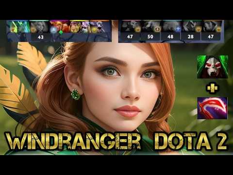Enemy Carry Was Useless! Perfect Lane Control | Windranger Support | Dota 2