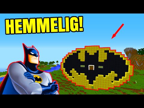 😲BATMAN'S HEMMELIGE BASE!!😲 - Dansk Minecraft