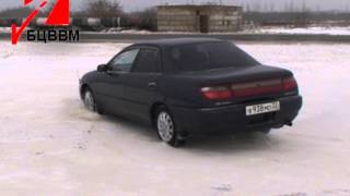 preview picture of video 'Уроки вождения автомобиля. Автошкола БЦВВМ в Барнауле. Видео зимнее экстремальное, контраварийное'
