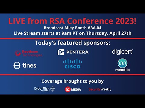 Live from RSA Conference 2023 - Broadcast Alley - Day 4