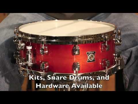 Yamaha Used Sensitive Series Snare Drum, 5.5x14 in Amber Burst