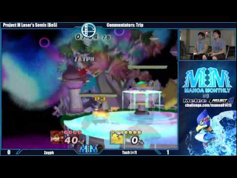 MM9 [LS] Zayph (Roy) vs Tash (Pikachu) Project M