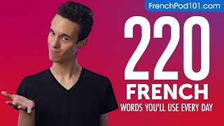220 French Words You'll Use Every Day - Basic Vocabulary #62