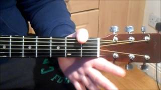 The Dubliners - Dicey Reilly - Guitar lesson