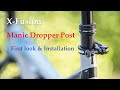 X-Fusion Manic Dropper Post. First impressions and installation. X Fusion