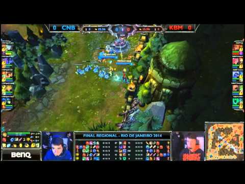 CNB vs Kabum - CBLOL 2014 - Final - Jogo 1