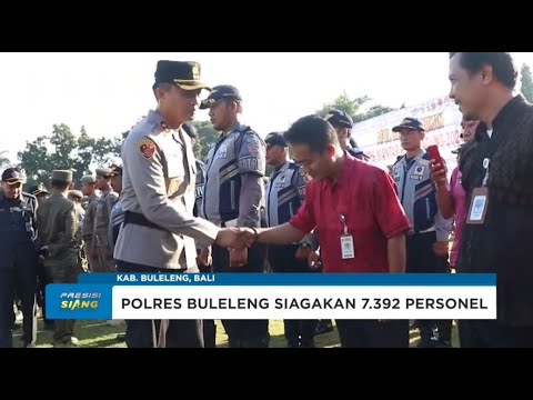 POLRES BULELENG APEL GELAR PASUKAN OPS MANTAP PRAJA AGUNG