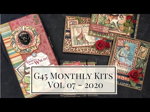 Graphic 45 Monthly Kits Vol 07 Introduction - Safari Adventure