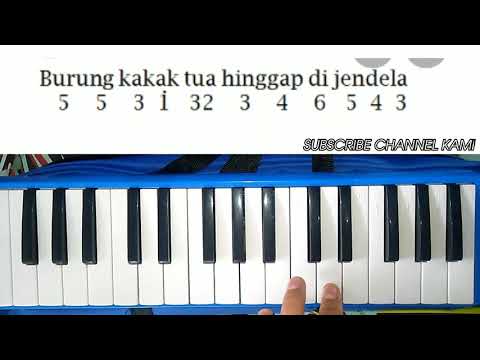 NOT ANGKA PIANIKA LAGU BURUNG KAKAK TUA
