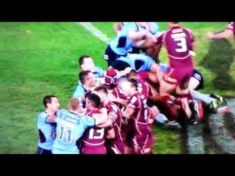 State of Origin2 Fight 2013 Merrin Vs Tate Hodges Bird Sin Binned