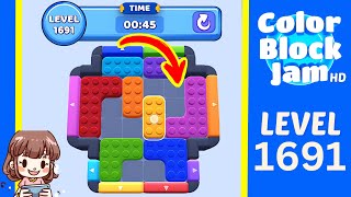 Soluzione del Livello 1691 di Color Block Jam