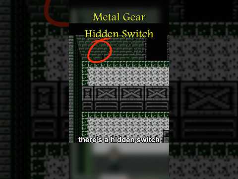 Metal Gear MSX Hidden Switch