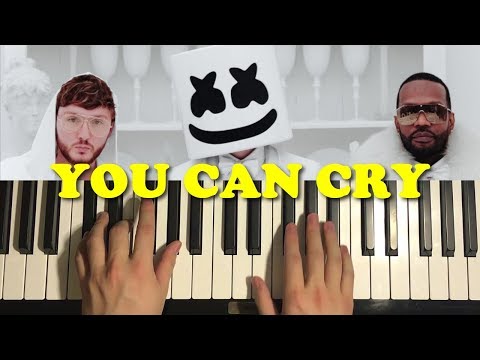 How To Play - Marshmello - You Can Cry (PIANO TUTORIAL LESSON)