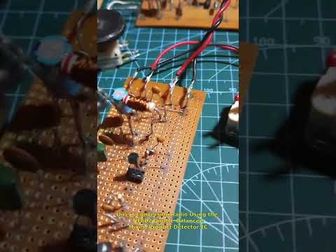 Direct Conversion Radio Receiver Using the NE602 IC Double Balanced Mixer/Product Detector - Demo 2