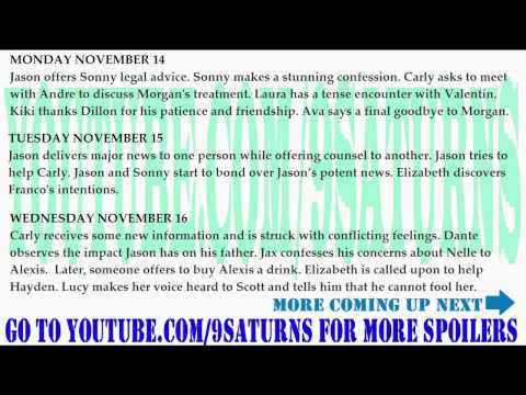 WEEK OF 11-21-16 & MORE 11-14-16 GH SPOILERS Sam Jason Alexis General Hospital Promo Preview 11-8-16