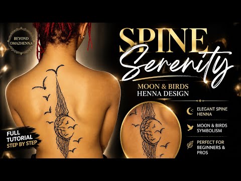Henna Tattoo Back Spine