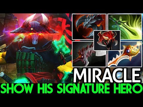 MIRACLE [Juggernaut] Show His Signature Heroes Close Game 7.25 Dota 2