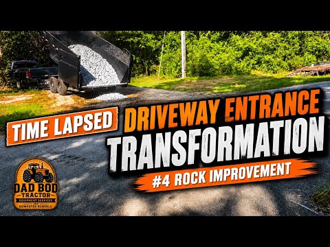 Driveway Entrance Transformed in 60 Seconds