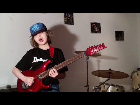 Dustin Tomsen 13 years old covers Jimi Hendrix "Voodoo Child"