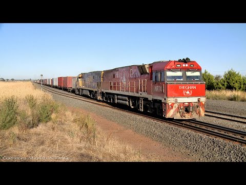 5AM5 Pacific National Intermodal Container Freight Train (21/1/2022) - PoathTV Australian Railways