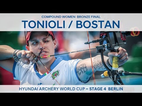 Marcella Tonioli v Yesim Bostan – compound women's bronze | Berlin 2018 Hyundai Archery World Cup S4