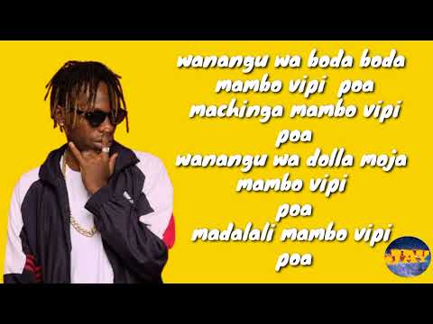 Country Wizzy Ft Marioo - Poa (Official Lyrics Video)