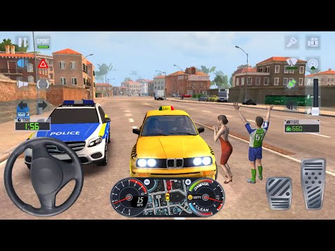 BMW E30 CAR CITY DRIVER GAME 🚖👮‍♂️ Car Games Android 3D City Drive - Taxi Sim 2020