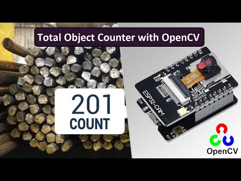 DIY Automatic Object Counting System using ESP32 Camera Module & OpenCV | Industrial Product Counter