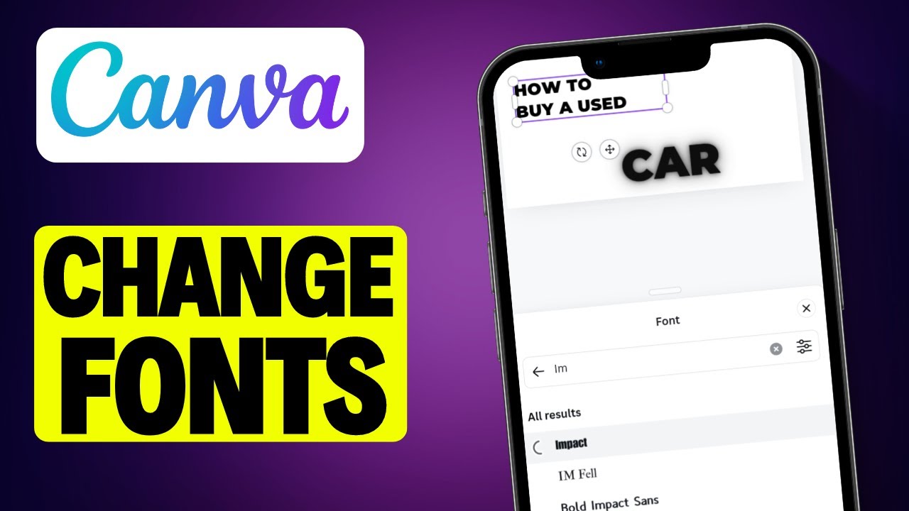 How To Change Font on Canva Mobile - 2025