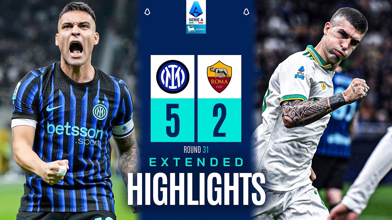 MAXI SINTESI INTER-ROMA 5-2 | EXTENDED HIGHLIGHTS | SERIE A ENILIVE 2025/26