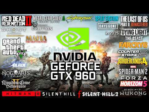 GeForce GTX 960 in 2025 - Test in 25 Games