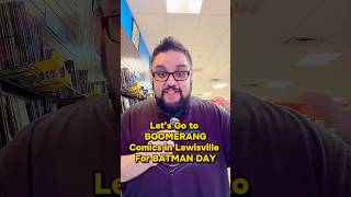 Let’s go to BOOMERANG COMICS ! In Lewisville TX for BATMAN DAY and check out the STAFF’s PICKS