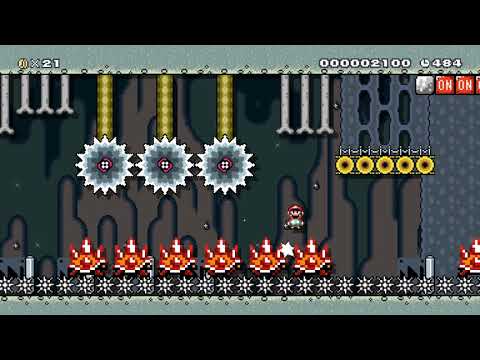 ´△ Spiny Spinner △` by Blue_Yoshi 🍄 Super Mario Maker 2 ✹Switch✹ #axd