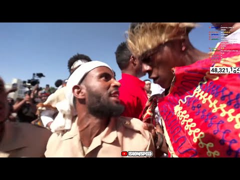 iShowSpeed Fights Ethiopian Warriors 💀 🇪🇹