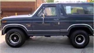 preview picture of video '1986 Ford Bronco Used Cars Henderson NC'