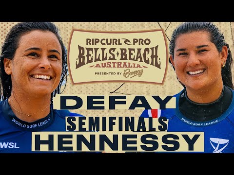 Johanne Defay vs Brisa Hennessy | Rip Curl Pro Bells Beach pres by Bonsoy 2024 - Semifinals