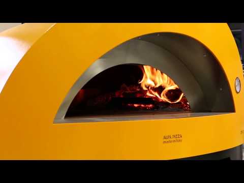 Domácí pec ALLEGRO antik červená (AFR-10014), Alfa Forni