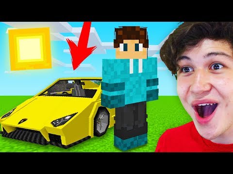 MINECRAFT but I PLAY with CARS!  minecraft mods