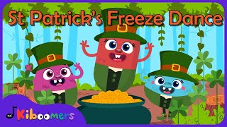 Saint Patrick's Day Freeze Dance  - The Kiboomers Leprechaun Songs for Preschool
