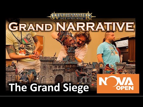 NOVA Open - Age of Sigmar Grand Narrative  - The final Grand Siege: interviews