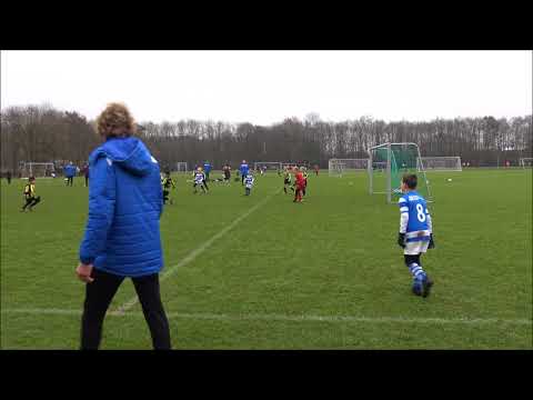 Papendal 4-luik JO9, Vitesse A en B - PSV - De Graafschap Wedstrijd 3 en 4, 20 januari 2018