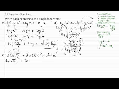  Properties of Logs p5