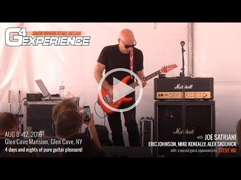 Joe Satriani invites you to G4 Experience 2016 - More about Glen Cove Mansion