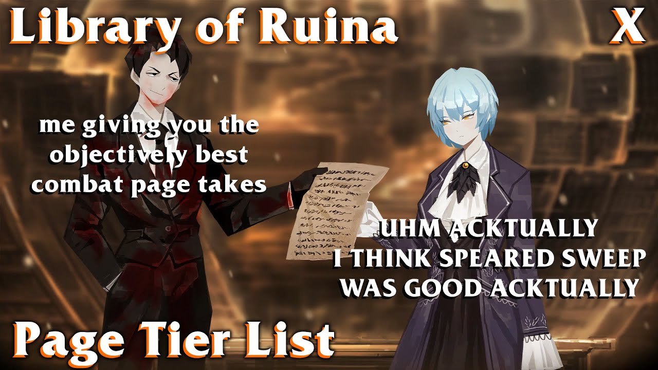 Library of Ruina Combat Page Tier List Feat. @HazIosefka
