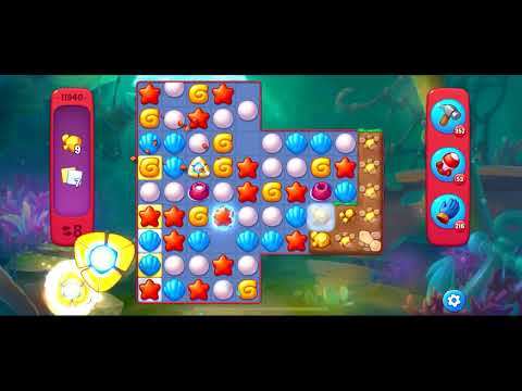 Fishdom Hard level 11940 no boosters フィッシュダム ハード