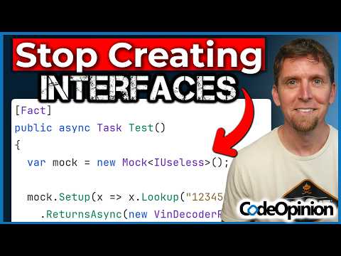 Testable Code Doesnt Mean Interfaces Everywhere